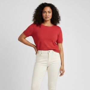 Eileen Fisher Organic Pink Blouse Size Medium